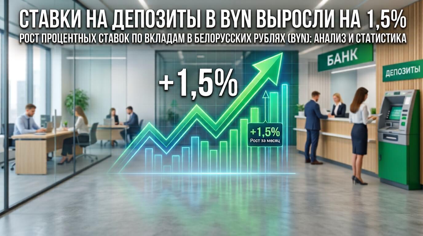 Ставки на депозиты в BYN выросли на полтора процента: считаем, сколько это даст беларусу